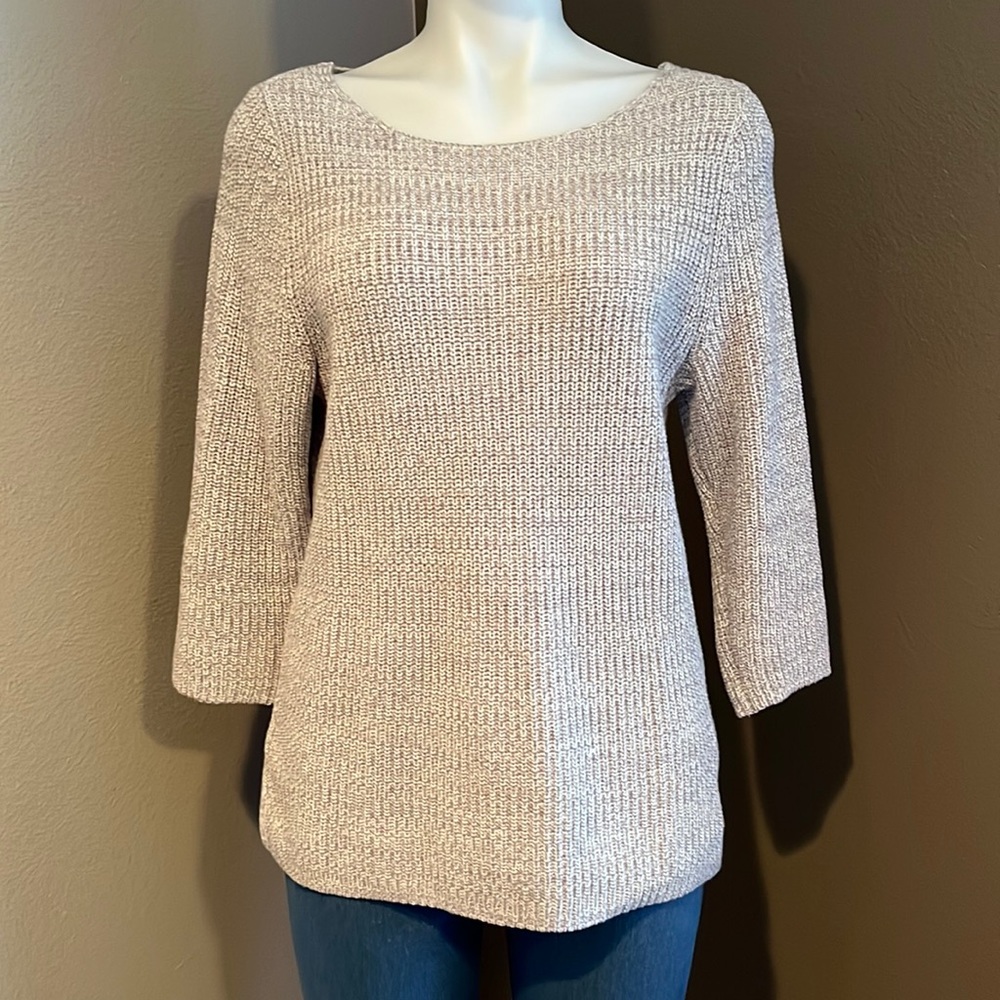 Old Navy Light Gray Knit Sweater - Picture 1 of 4